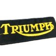 画像3: around 60's DEAD STOCK "TRIUMPH" MOTORCYCLE PATCH (3)