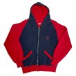 画像1: 50's "AKOM"　NAVY×RED　2 TONE COLOR　FULL ZIP. 　SWEAT PARKA　with THERMAL LINER (1)