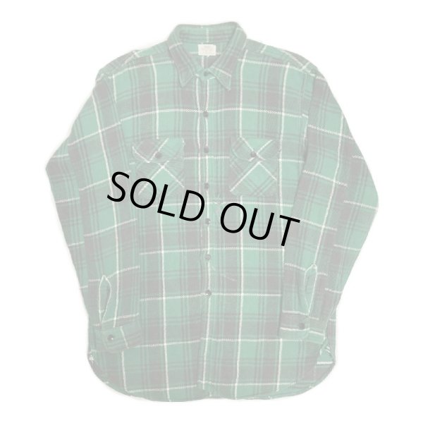 画像1: 50's SEARS　HEAVY FLANNEL SHIRTS　マチ付き (1)