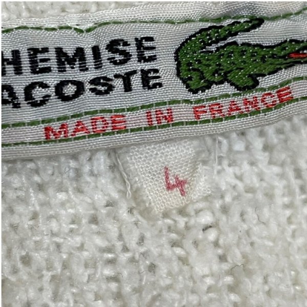 画像3: 〜80's OLD　"FRENCH LACOSTE"　COTTON　KNIT (3)
