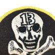 画像5: 70's DEAD STOCK "13" SKULL＆CROSSBONES PATCH (5)