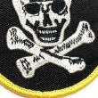 画像4: 70's DEAD STOCK "13" SKULL＆CROSSBONES PATCH (4)