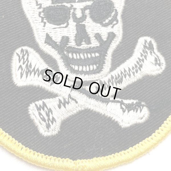 画像4: 70's DEAD STOCK "13" SKULL＆CROSSBONES PATCH (4)