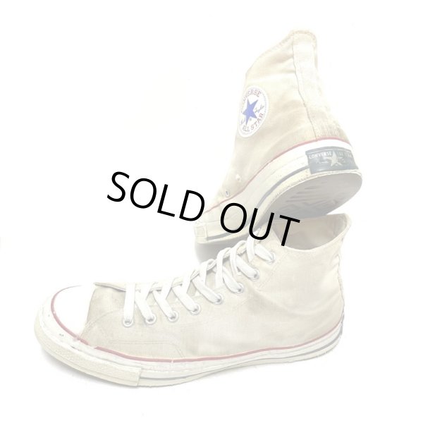 画像1: 70's CONVERSE　CHUCK TALOR　Hi.　WHITE　SIZE:11 1/2 (1)