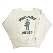 画像1: 〜60's "PERSHING"　PRINTED SWEAT SHIRTS　しみこみPRINT (1)