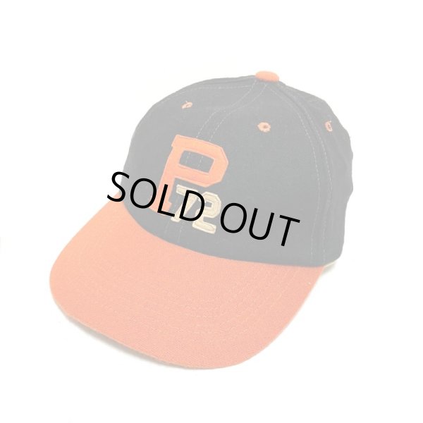 画像1: 1972's "PRINCETON UNIVERSITY"　BASEBALL CAP　BLACK × ORANGE (1)