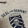 画像8: 50's "CORNELL UNIVERSITY"　「SEAL AND SERPENT」　襟付き HALF ZIP. SWEAT SHIRTS (8)