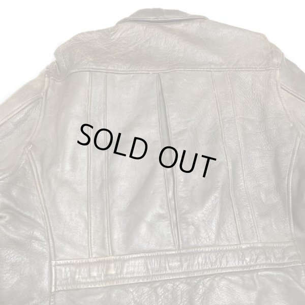画像16: 1939's "CRESCO"　HORSE HIDE LEATHER JACKET　with BALLCHAIN ZIPPER (16)
