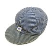 画像17: 50's Lee HICKORY STRIPE　WORK CAP　6 panels (17)