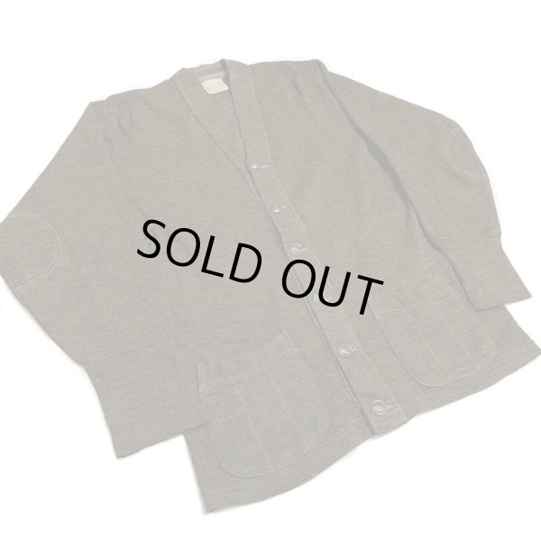 画像3: 40's ”BRENT”　WORK　WOOL KNIT CARDIGAN　with ELBOW PATCH　MINT CONDITION (3)