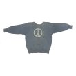 画像16: 40's〜 OLD SWEAT SHIRTS　with PEACE ☮　PRINTED (16)