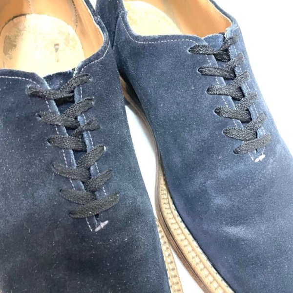 画像18: 50's BLUE SUEDE SHOES    DOUBLE WELTS    size：8 C (18)