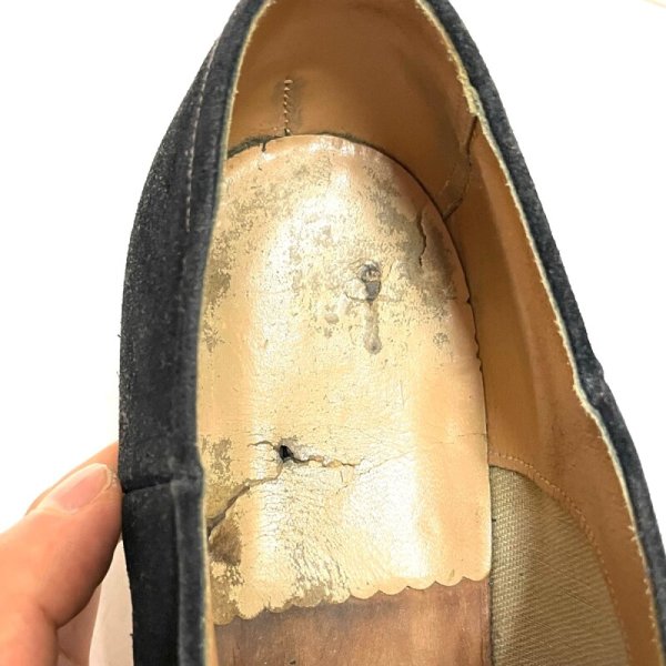 画像20: 50's BLUE SUEDE SHOES    DOUBLE WELTS    size：8 C (20)