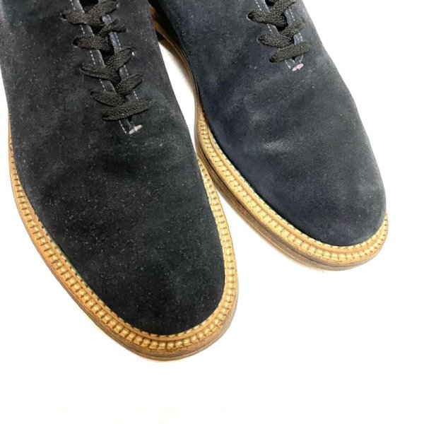 画像17: 50's BLUE SUEDE SHOES    DOUBLE WELTS    size：8 C (17)