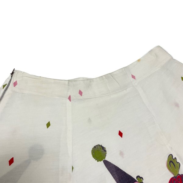 画像3: 50's CIRCLE　POODLE SKIRT　with CLOWNS ON FRONT　and HARLEQUIN DIAMOND　　ON BOOK ！！ (3)