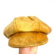 画像17: 70's HAND CRAFT LEATHER　8 PANNELS　NEWSBOYS HAT (17)