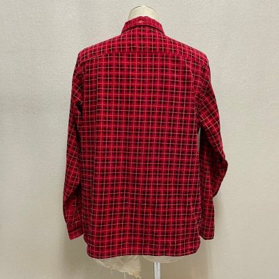 画像3: 50's PRINTED　CORDUROY SHIRTS　WITH　BUTTON DOWN COLLAR　台襟なし