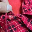 画像9: 50's PRINTED　CORDUROY SHIRTS　WITH　BUTTON DOWN COLLAR　台襟なし (9)