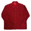 画像1: 50's PRINTED　CORDUROY SHIRTS　WITH　BUTTON DOWN COLLAR　台襟なし (1)