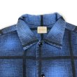 画像4: 50's "PENNEYS"　HOMBRE CHECK PATTERN　COTTON FLANNEL SHIRTS　マチ付き (4)