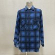 画像18: 50's "PENNEYS"　HOMBRE CHECK PATTERN　COTTON FLANNEL SHIRTS　マチ付き (18)