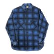 画像1: 50's "PENNEYS"　HOMBRE CHECK PATTERN　COTTON FLANNEL SHIRTS　マチ付き (1)