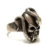 画像3: 50's〜 "SKULL&SNAKE"　SILVER RING (3)