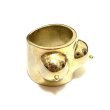 画像3: 70's  "BIG TITS" MOTIF BRASS RING  (3)