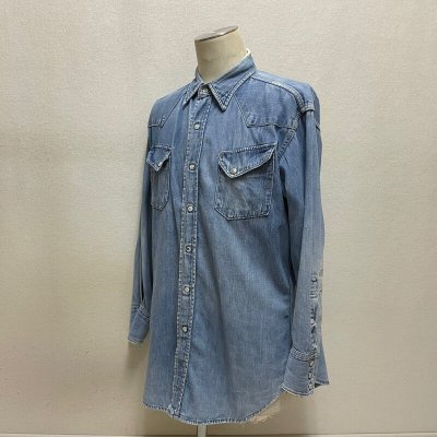 画像1: 1952's〜 WRANGLER　”27MW”　DENIM WESTERN SHIRTS