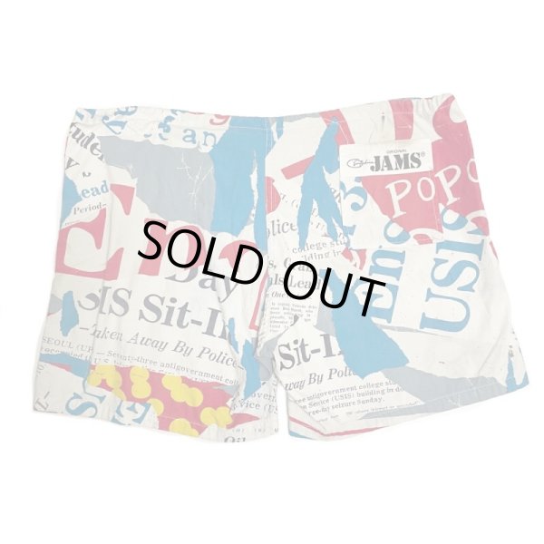 画像1: 80's "JAMS"　COTTON SURF SHORT PANTS　水陸両用 !! (1)