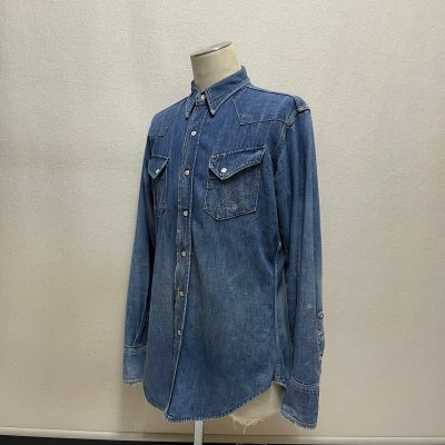 画像2: 1953's〜 WRANGLER　"27MW”　DENIM WESTERN SHIRTS