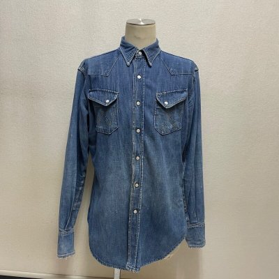 画像1: 1953's〜 WRANGLER　"27MW”　DENIM WESTERN SHIRTS