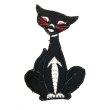 画像1: 70's DEAD STOCK "BLACK CAT" PATCH  (1)