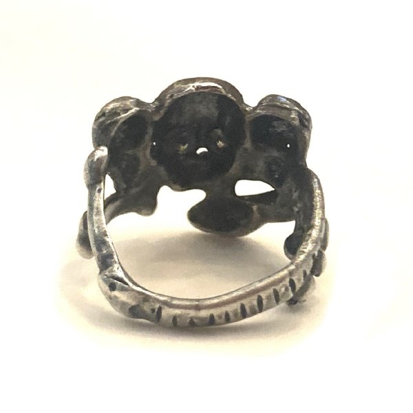 画像4: around 50's   ”9 SKULLS & 2 SNAKES”   motif 　SILVER RING (4)