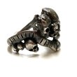 画像7: around 50's   ”9 SKULLS & 2 SNAKES”   motif 　SILVER RING (7)