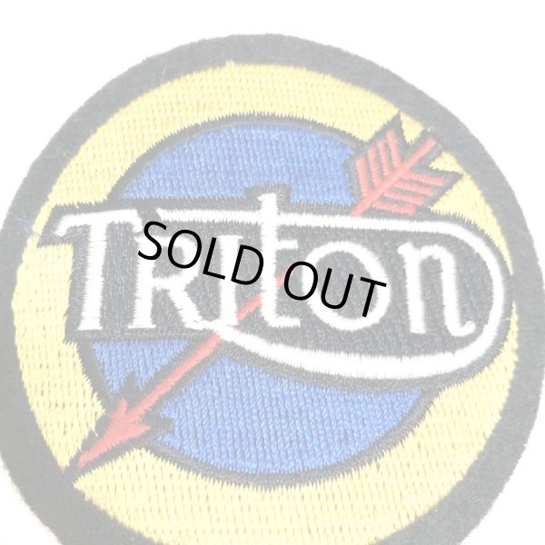 画像3: around 70's DEAD STOCK "TRITON"  MOTORCYCLE  PATCH (3)