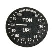 画像1: around 70's  DEAD STOCK  "TON UP!"  MOTORCYCLE  PATCH (1)