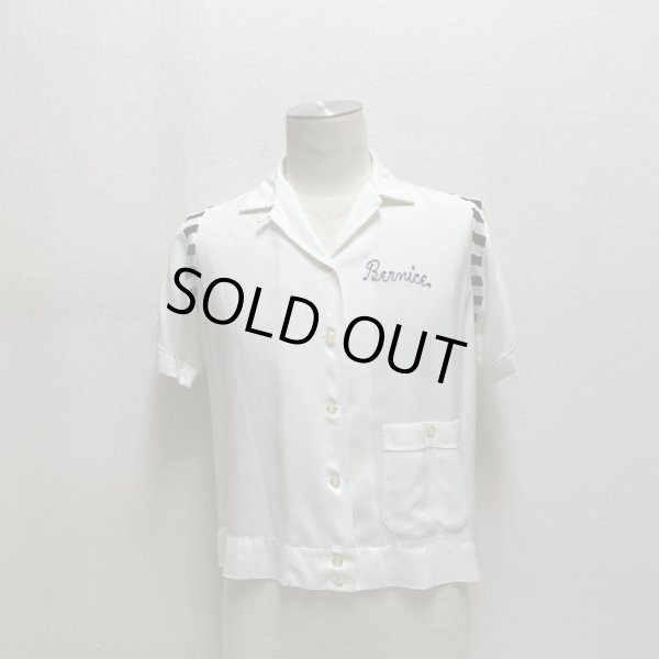 画像20: 〜60’s　BOWLING SHIRTS　with　Good FLOCK PRINTED !! (20)