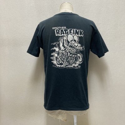 画像2: 80's "RAT FINK"　PRINTED Tee SHIRTS　with POCKET　BLACK