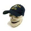 画像2: around 90's DEAD STOCK　”USS STETHEM　DOG 63”　「U.S.NAVY　SEABEES」　MILITARY CAP (2)