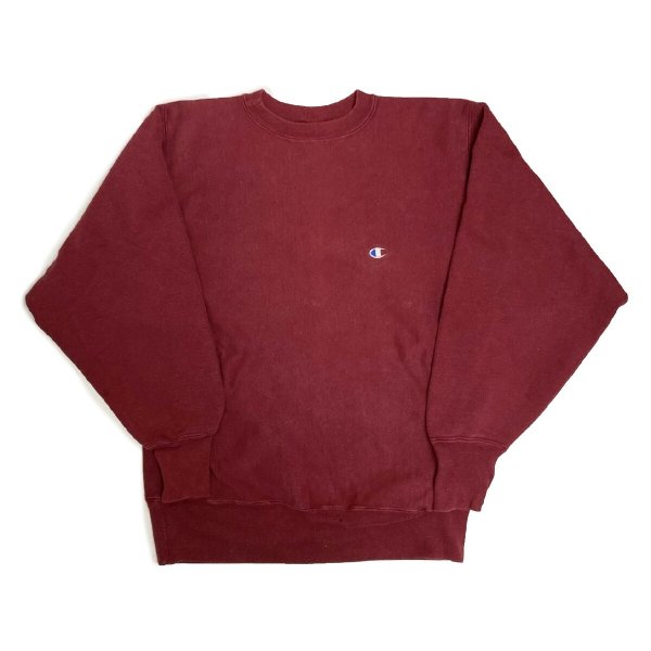 画像1: 90's CHAMPION REVERSE WEAVE SWEAT SHIRTS　BURGUNDY　L (1)