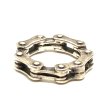 画像4: 70's　MOTORCYCLE CHAIN　SILVER RING (4)