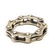 画像1: 70's　MOTORCYCLE CHAIN　SILVER RING (1)