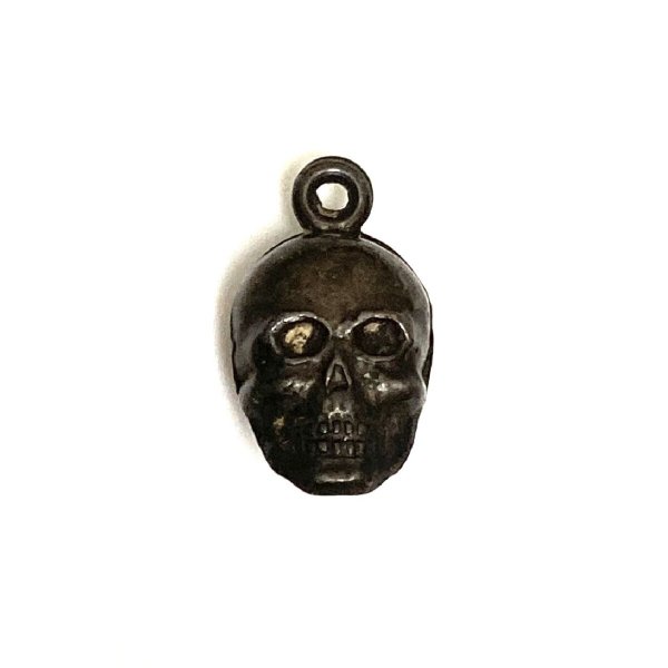 画像1: 〜50's　SKULL　SILVER PENDANT TOP (1)