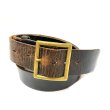 画像1: 50's "Garrison” 　「north and judge」　BUCKLE　LEATHER BELT (1)