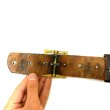 画像11: 50's "Garrison” 　「north and judge」　BUCKLE　LEATHER BELT (11)