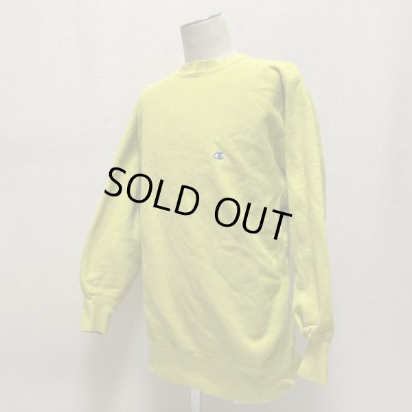 画像16: 90's CHAMPION REVERSE WEAVE　SWEAT SHIRTS　LIME (16)