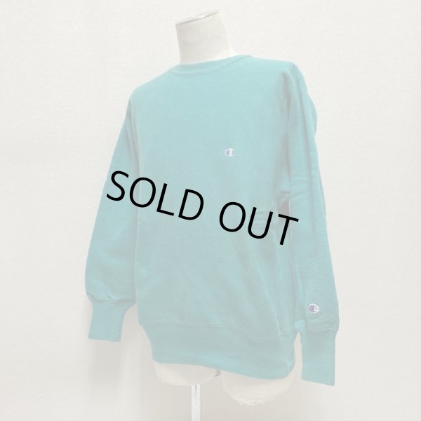 画像13: 90's CHAMPION REVERSE WEAVE SWEAT SHIRTS　LIGHT GREEN　L (13)