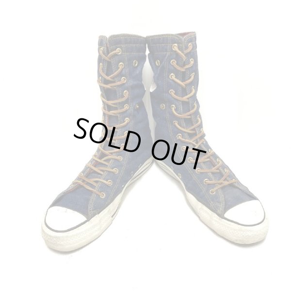 画像1: 1987's CONVERSE KNEE Hi.　ALL STAR　DENIM　SIZE:9 1/2 (1)