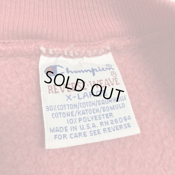 画像5: 90's CHAMPION REVERSE WEAVE SWEAT SHIRTS　PINK (3) (5)